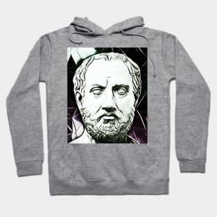 Thucydides Black and White Portrait | Thucydides Artwork 3 Hoodie